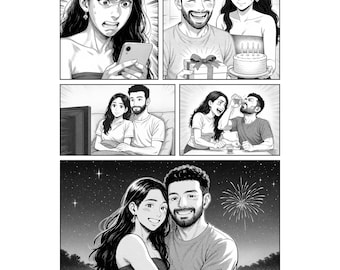 Custom Comic Strip – Comic Based on Your Idea or Photos