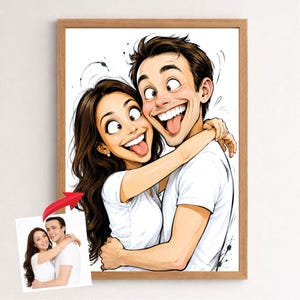 Custom Caricature Portrait – Funny Boss or Coworker Gift, Personalized Cartoon Drawing from Photo image 17