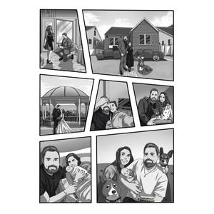 Custom Pet Comic Strip – Funny Personalized Comic of Your Dog or Cat
