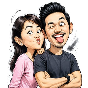 Custom Caricature Portrait – Funny Boss or Coworker Gift, Personalized Cartoon Drawing from Photo image 16