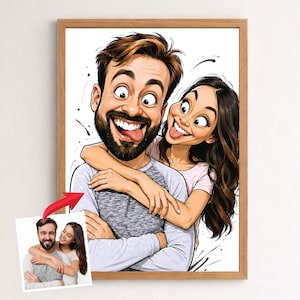Custom Caricature Portrait – Funny Boss or Coworker Gift, Personalized Cartoon Drawing from Photo image 7
