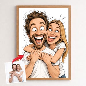 Custom Caricature Portrait – Funny Boss or Coworker Gift, Personalized Cartoon Drawing from Photo image 11