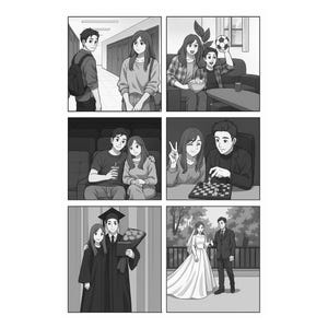 Niestandardowy komiks Manga – komiks w stylu anime oparty na Twoim pomyśle lub zdjęciach