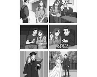 Tira de cómic personalizada: cómic basado en tu idea o fotos