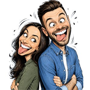 Custom Caricature Portrait – Funny Boss or Coworker Gift, Personalized Cartoon Drawing from Photo image 14