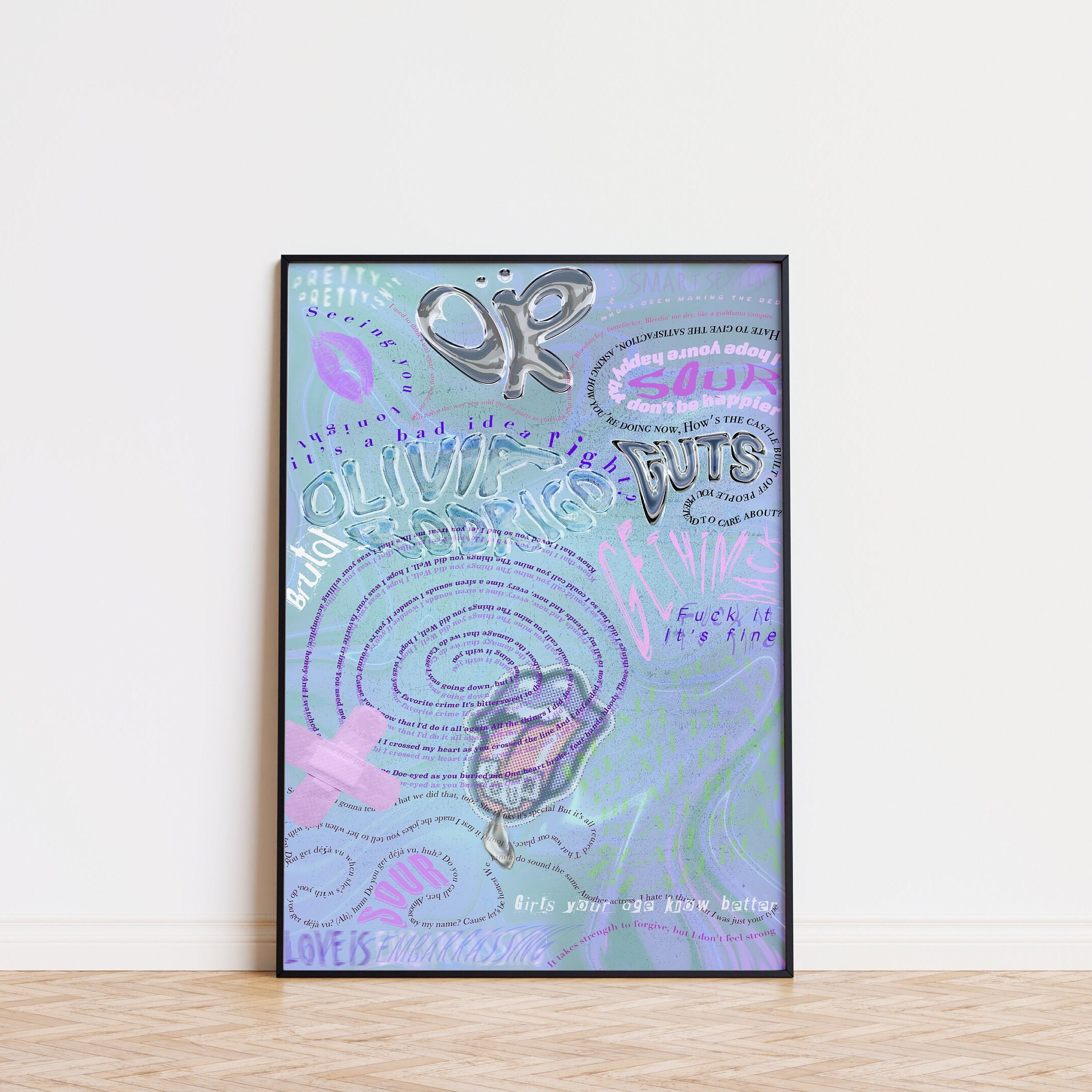 Olivia Rodrigo Album Cover Poster Bundle, Digital Download PRINTABLE ...