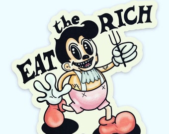 Eat the Rich sticker