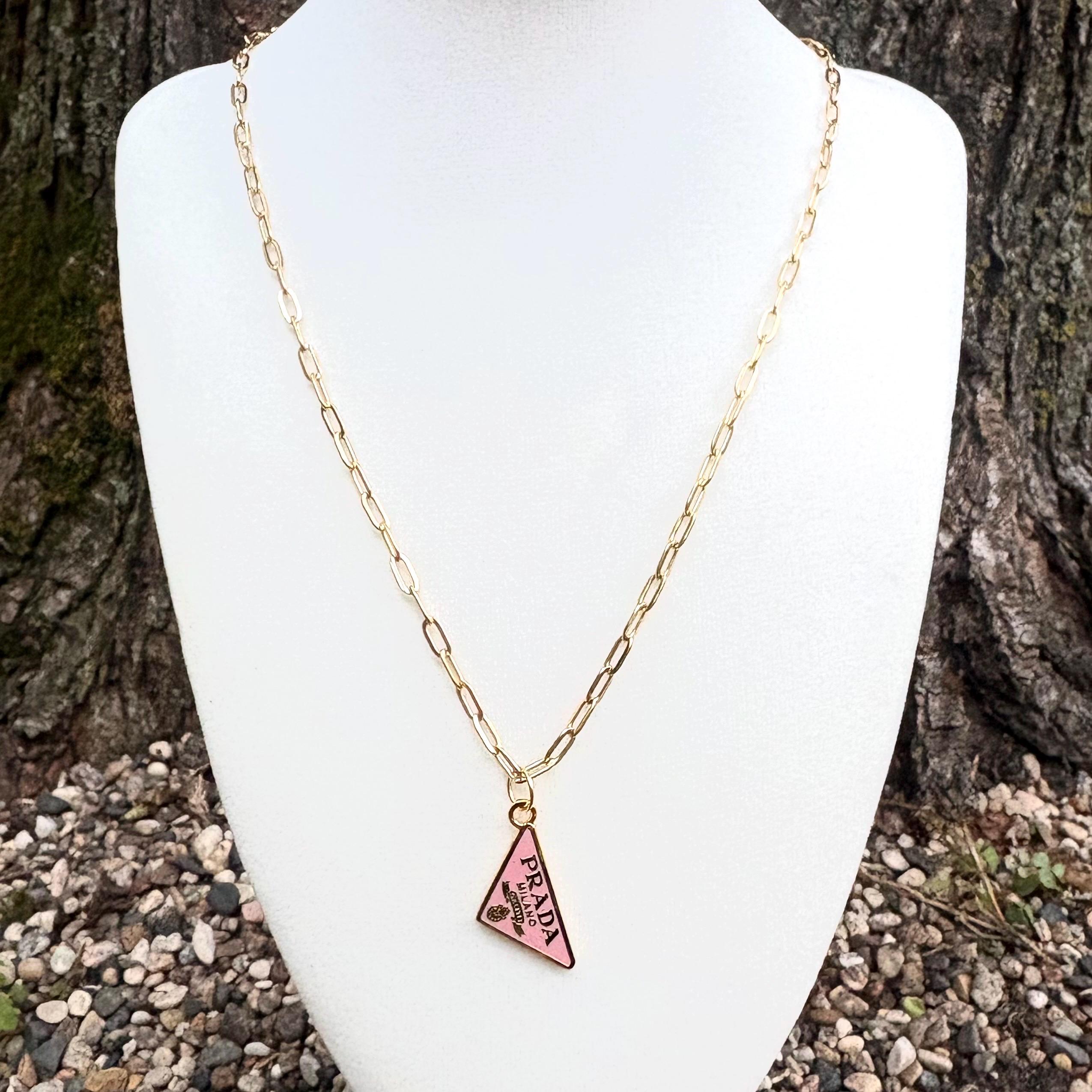 Prada Pendant Necklace Vintage - Etsy