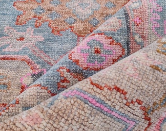 Oushak Rug 8x10 Modern Turkish Rug in Grey and Beige Color for your beautiful home and living room.
