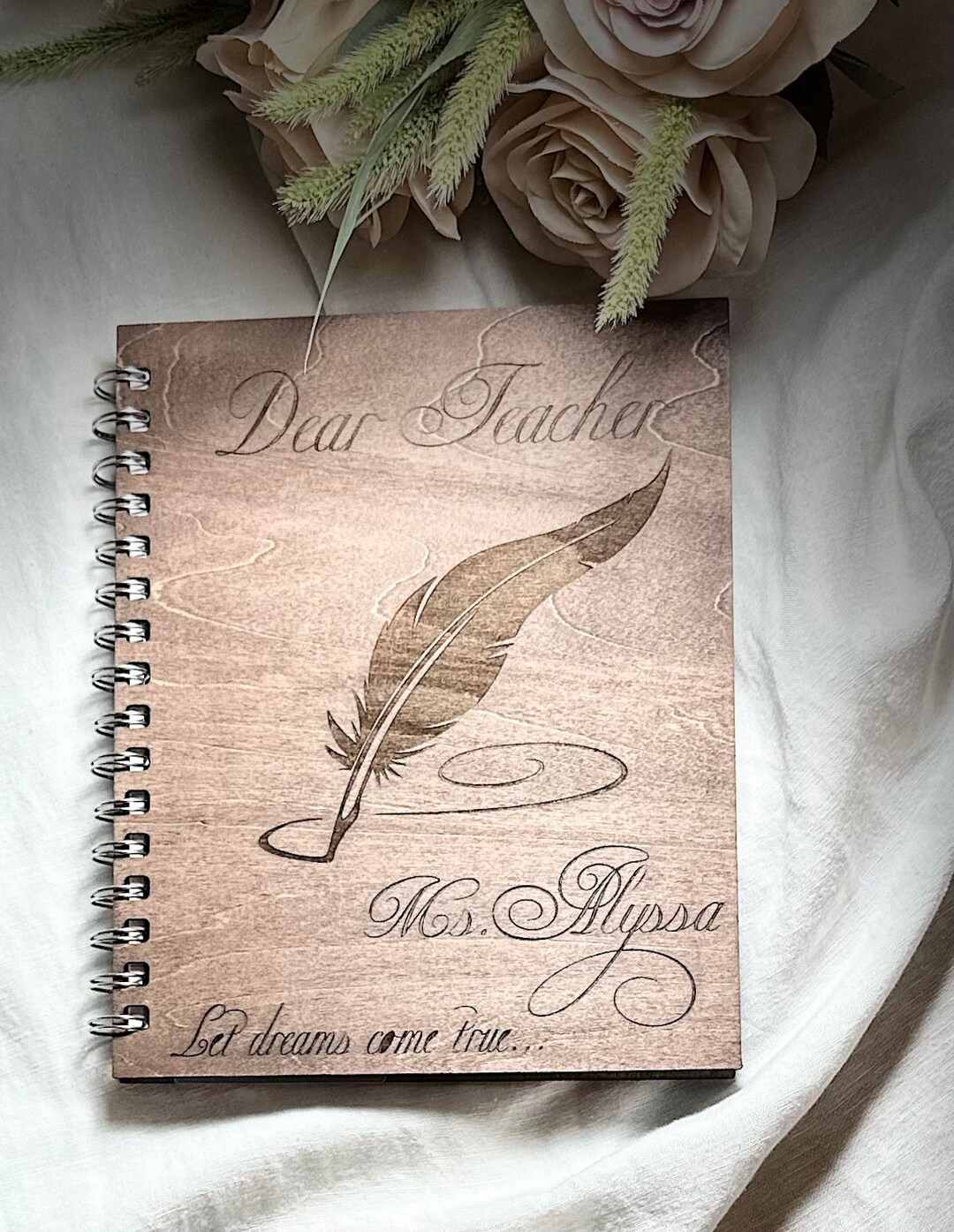 Ежедневник с индивидуальной гравировкой - Etsy