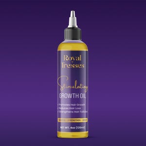 Natural Rosemary & Fenugreek Hair Growth Oil – Herbal Scalp Treatment to Stimulate Hair Growth, Strengthen Roots, Reduce Shedding