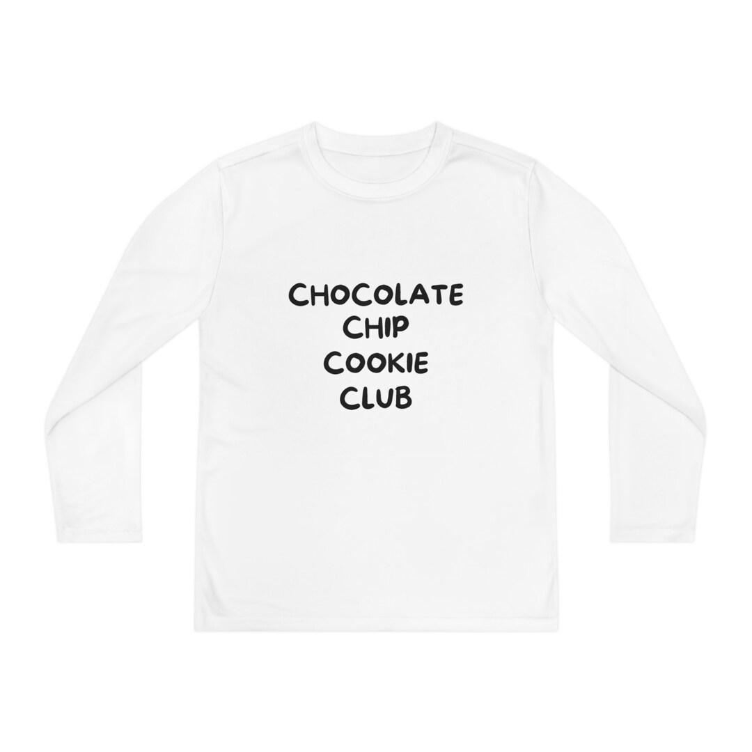 Chocolate Chip Cookie Club Kids Tshirt Chocolate Chip Cookie Etsy