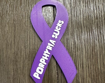 Illness support ribbon magnets