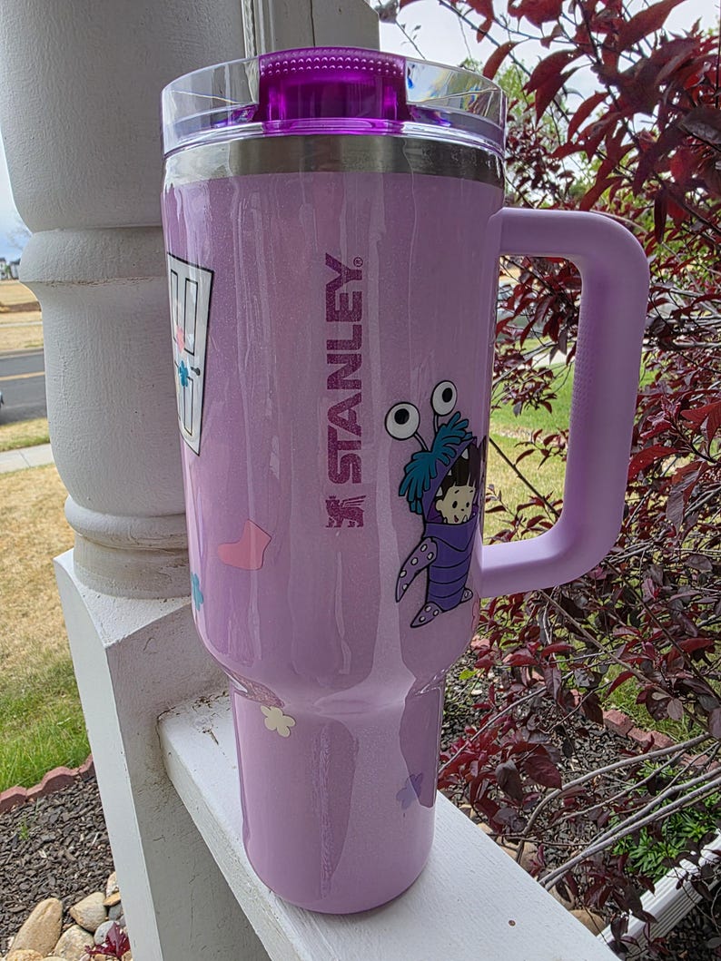 Vaso Stanley inspirado en Monsters Inc. de Disney Pixar - POR FAVOR LEA LA DESCRIPCIÓN imagen 7