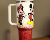 ミッキー＆ミニー ディズニー風タンブラー - Etsy 日本