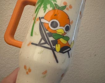 Orange Bird Disney Inspired Stanley Tumbler