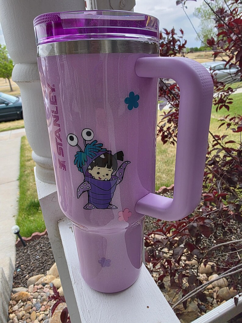 Vaso Stanley inspirado en Monsters Inc. de Disney Pixar - POR FAVOR LEA LA DESCRIPCIÓN imagen 14