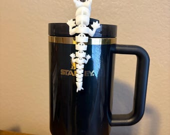 Custom 3D Printed Dragon Stanley Tumbler Straw Topper