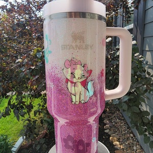 Disney Inspired Aristocrats Marie Cat Mom Themed Stanley Tumbler