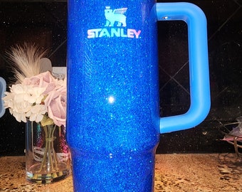 Customizable Overall Glitter Stanley Tumbler