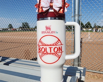 Baseball/Softball Themed Stanley Tumbler