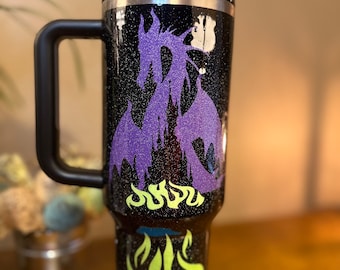 Maleficent Disney Inspired Stanley Tumbler