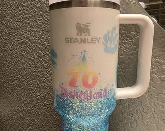 Disneyland Inspired 70th Anniversary Themed Stanley (quote can be changed)