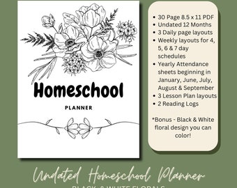 Homeschool Planner Printable