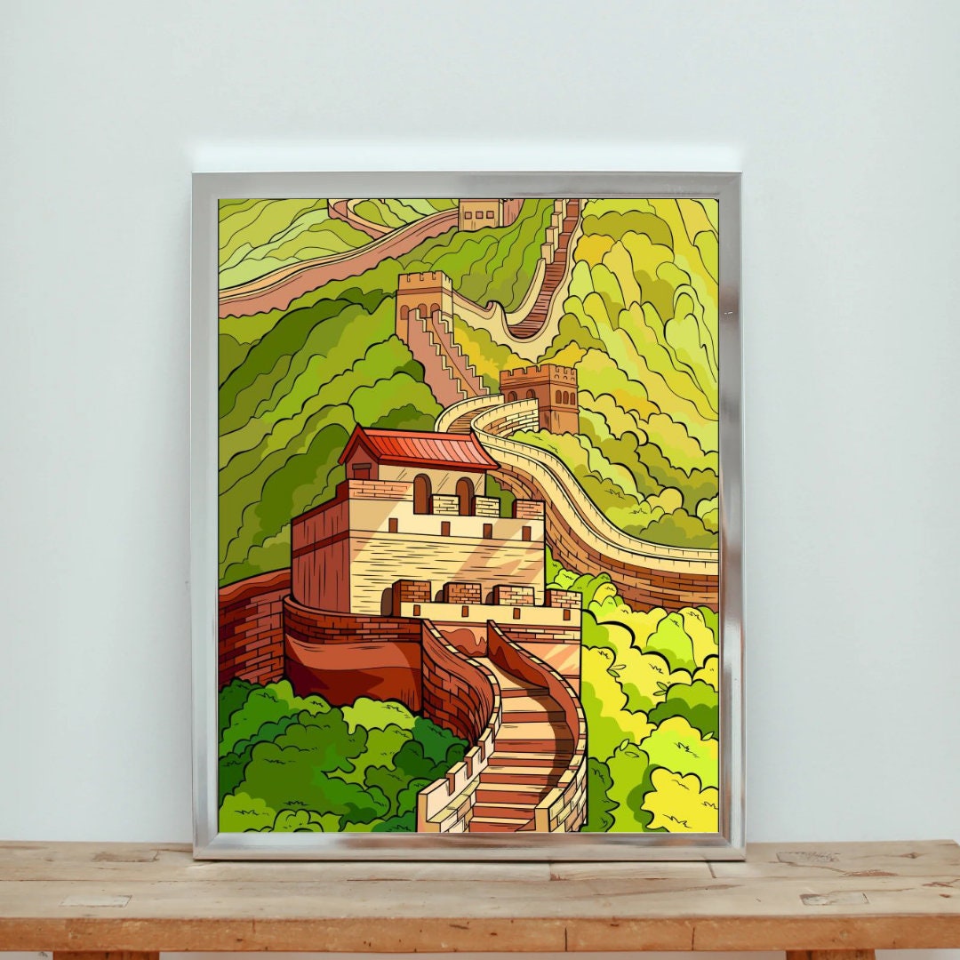 Digital House Paintingdigital Download Wall Hanging House Etsy