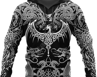 Viking hoodie custom design creative high quality custom hoodie