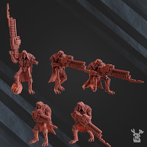 Robot Legions Sniper Squad x5 | Sci Fi | Wargaming | 28mm Scale
