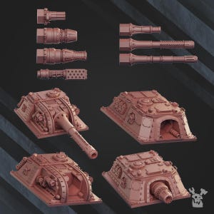 Iron Curtain Great Tank Upgrade | Sci-Fi | Wargaming | 28mm Scale