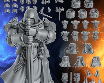 Knights of the Circle Build Kit | Sci-Fi | Wargaming | 28mm Scale