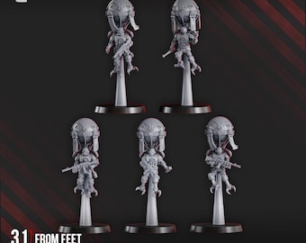 Aerobellum Pursuers | Sci-Fi | Wargaming | 28mm Scale