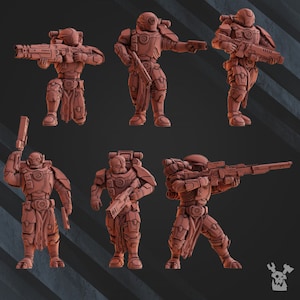 Operations Team | Sci-Fi | Wargaming | 28mm Scale