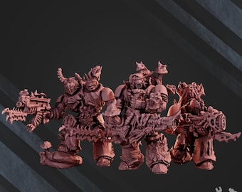 Pandemic Warriors Assembly Kit | Sci-Fi | Wargaming | 28mm Scale