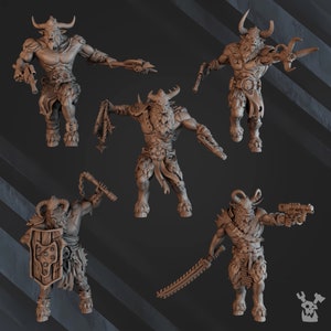 Techbeasts Squad 2 | Sci-Fi | Wargaming | 28mm Scale