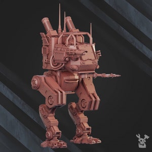 Light Stomper Mech &quot;Arctic Fox&quot; AF-170 | Sci-Fi | Wargaming | 28mm Scale