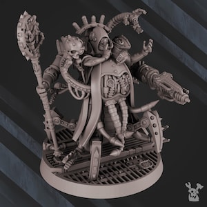 Kardinal of the Machine Cult | Sci-Fi | Wargaming | 28mm Scale