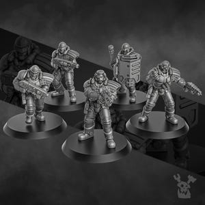 Metal Militia Brigade 1 | Sci-Fi | Wargaming | 28mm Scale