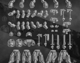 Warhammer 40k Space Marine Primaris Eliminator C Ammo Pack B | Egg Head