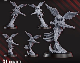 Spacelair Airborne Anchorites Squad | Sci-Fi | Wargaming | 28mm Scale