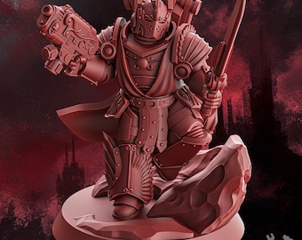 Crimson Wings Flamingo Mascot | Sci-Fi | Wargaming | 28mm Scale