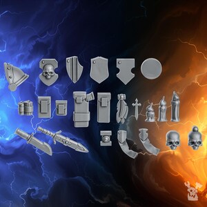 Decor Bits | Sci-Fi | Wargaming | 28mm Scale