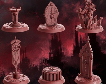 Crimson Wings Objective Markers | Sci-Fi | Wargaming | 28mm Scale