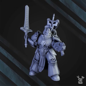 Knight Commander Henry the Stronghold | Sci-Fi | Wargaming | 28mm Scale
