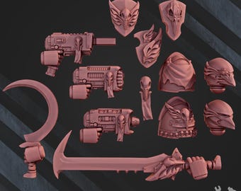 Crow Warrior Bits Set | Sci-Fi | Wargaming | 28mm Scale