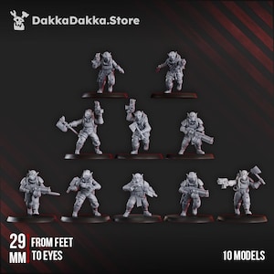 Gorggrot Tactic Squad | Sci-Fi | Wargaming | 28mm Scale