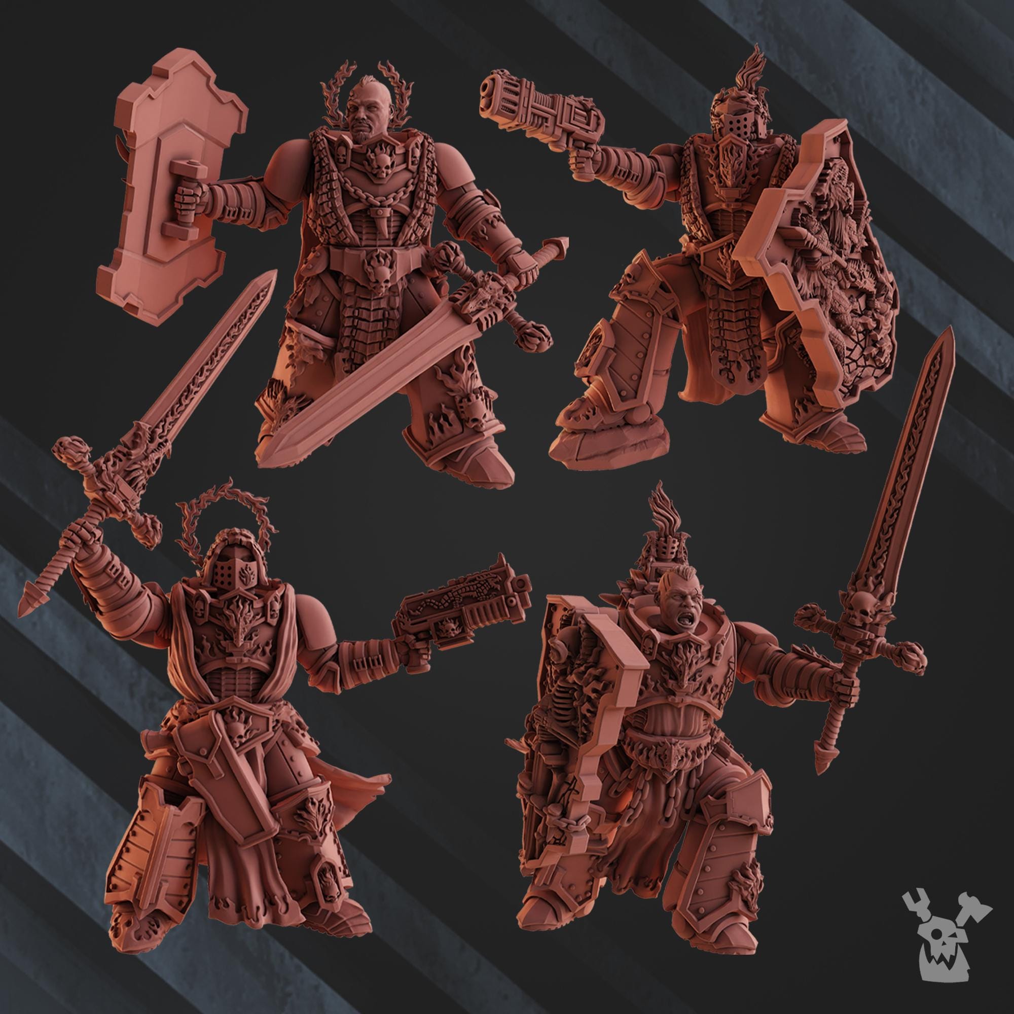 W40K Space Marines - Vétérans Bladeguard x3 - Modélisme