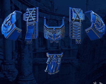 Lot De 6 Sceaux De Pureté DRVE37 Pour Dreadnought Venerable Warhammer 40K Grey Knights